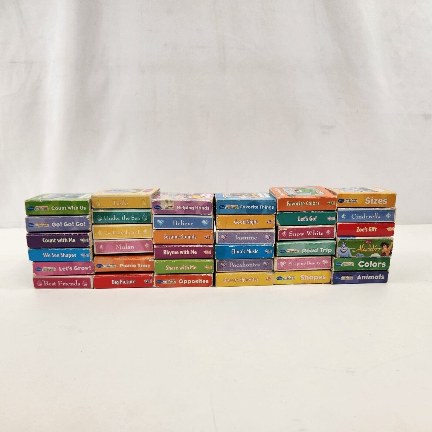 Disney Sesame Street Pilbook Mini Board Books Lot of 36 Kids Stories