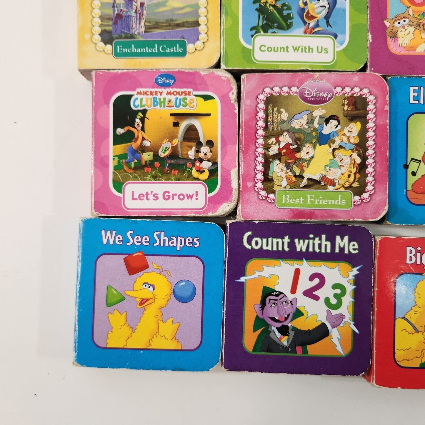 Disney Sesame Street Pilbook Mini Board Books Lot of 36 Kids Stories